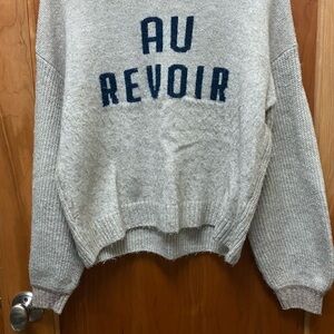 Sundry Cream 'Au Revoir' Sweater
